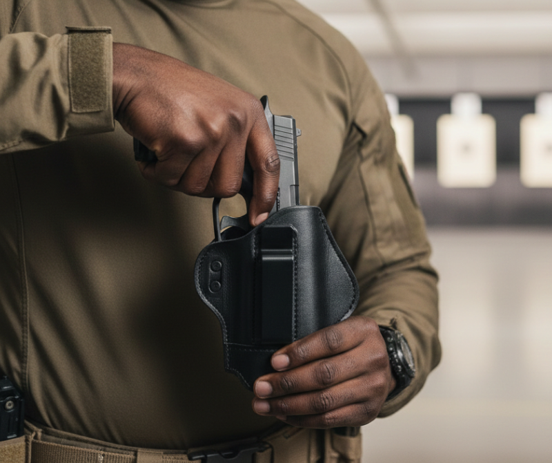 Compact Leather Belt Case – Outdoor Utility Organizer